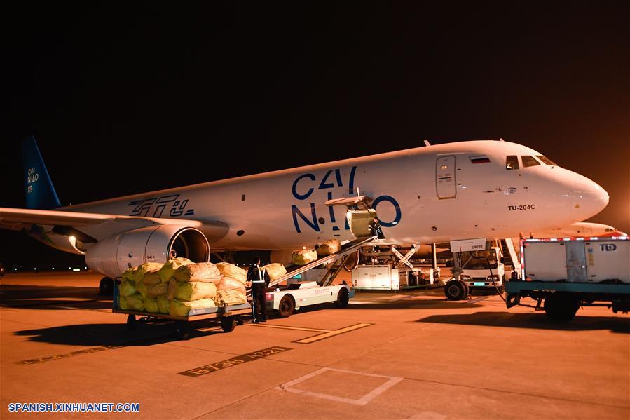 CHINA-ZHEJIANG-HANGZHOU-MOSCU-VUELO DE CARGA