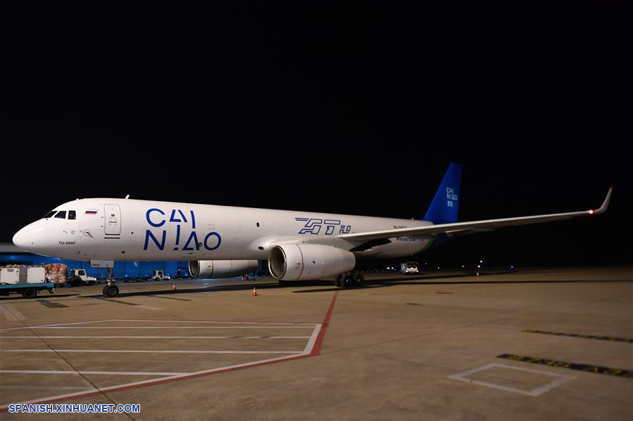 CHINA-ZHEJIANG-HANGZHOU-MOSCU-VUELO DE CARGA