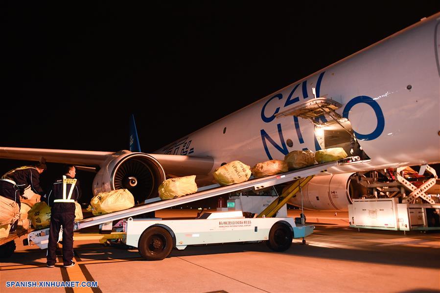 CHINA-ZHEJIANG-HANGZHOU-MOSCU-VUELO DE CARGA