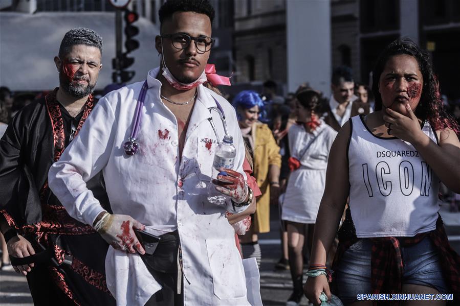 BRASIL-SAO PAULO-MARCHA ZOMBIE