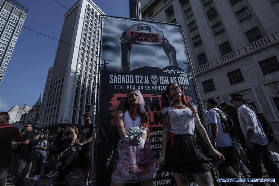BRASIL-SAO PAULO-MARCHA ZOMBIE