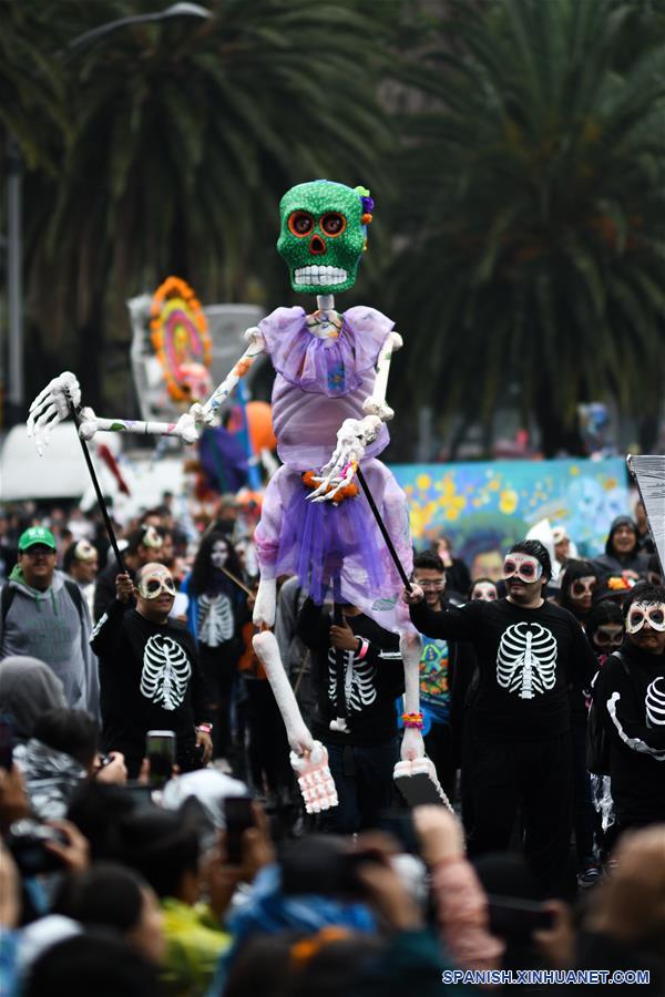 MEXICO-CIUDAD DE MEXICO-DIA DE MUERTOS-DESFILE
