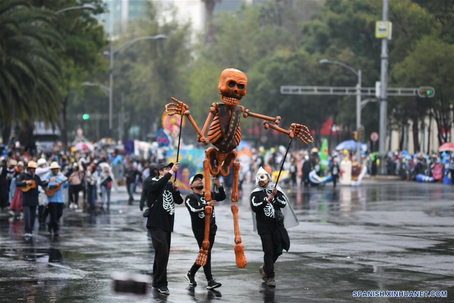 MEXICO-CIUDAD DE MEXICO-DIA DE MUERTOS-DESFILE