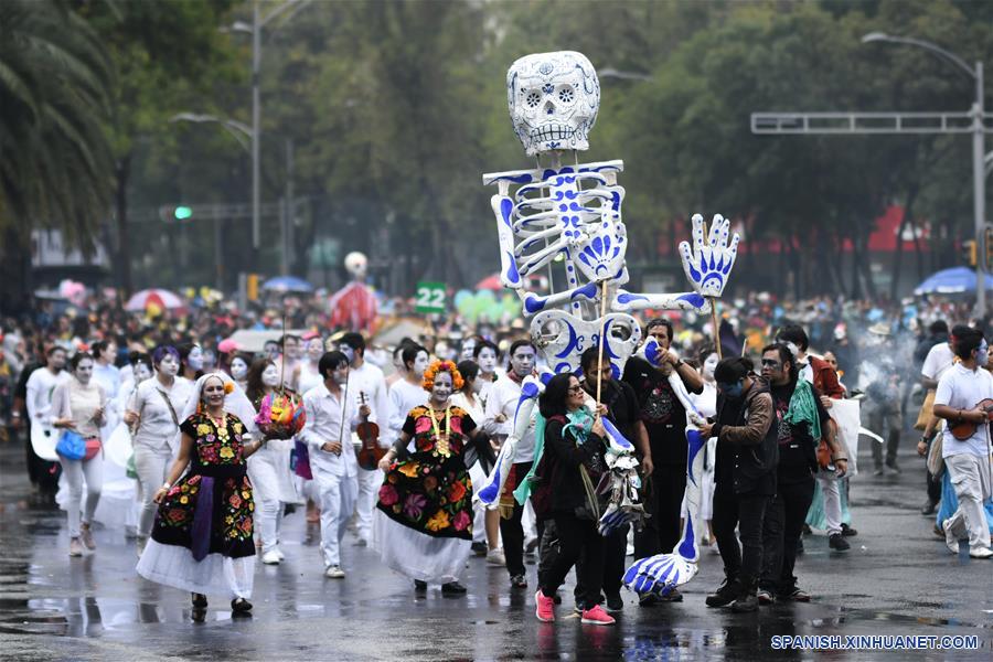 MEXICO-CIUDAD DE MEXICO-DIA DE MUERTOS-DESFILE