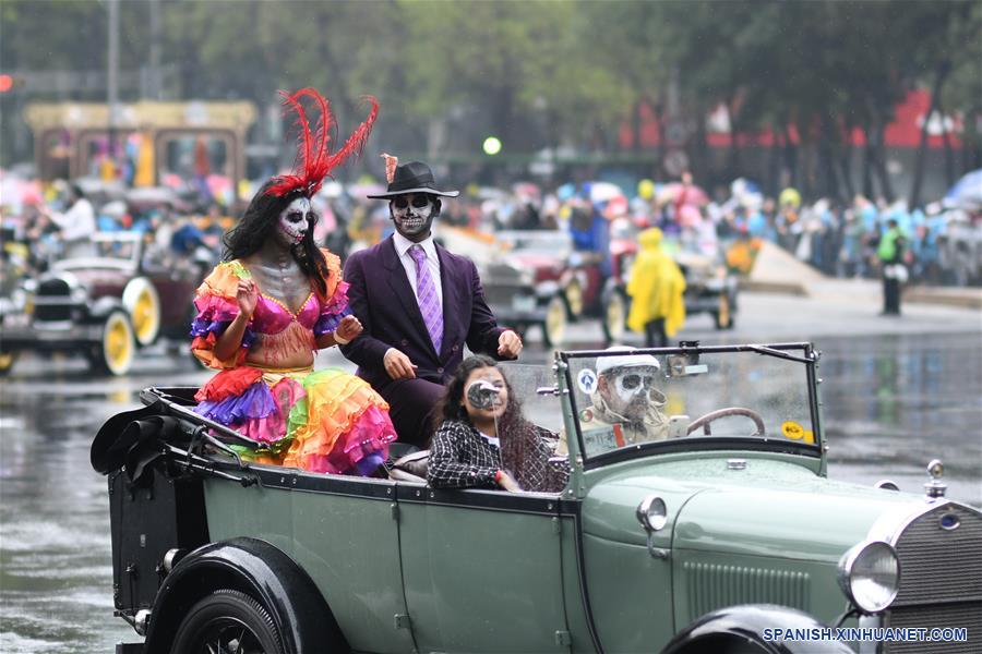 MEXICO-CIUDAD DE MEXICO-DIA DE MUERTOS-DESFILE