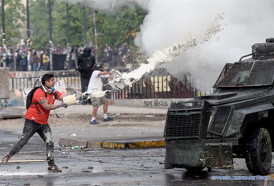 CHILE-SANTIAGO-MANIFESTACION