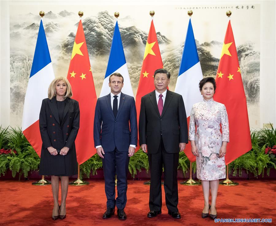 CHINA-BEIJING-XI JINPING-FRANCIA-MACRON-CONVERSACIONES