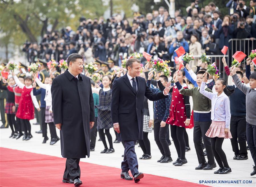 CHINA-BEIJING-XI JINPING-FRANCIA-MACRON-CONVERSACIONES