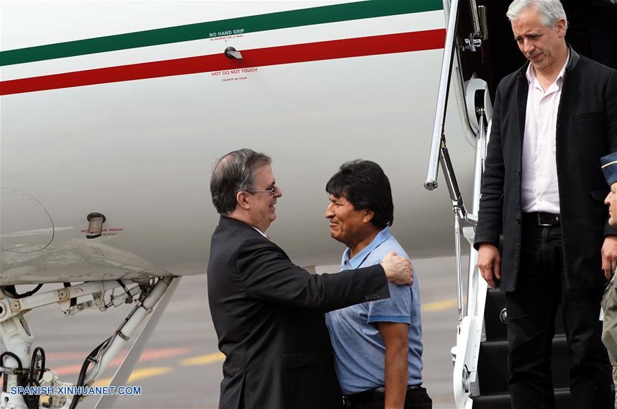 MEXICO-CIUDAD DE MEXICO-BOLIVIA-EVO MORALES-LLEGADA