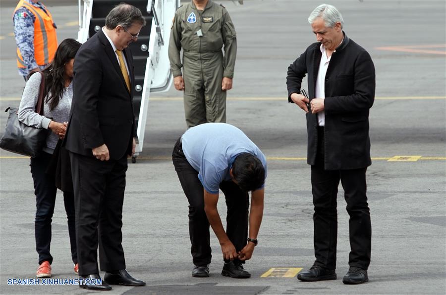 MEXICO-CIUDAD DE MEXICO-BOLIVIA-EVO MORALES-LLEGADA