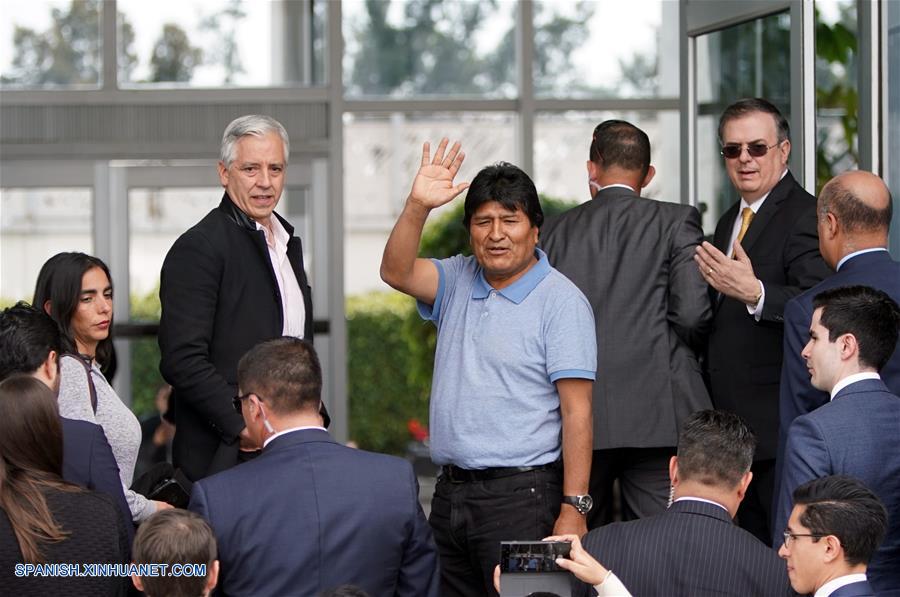 MEXICO-CIUDAD DE MEXICO-BOLIVIA-EVO MORALES-LLEGADA