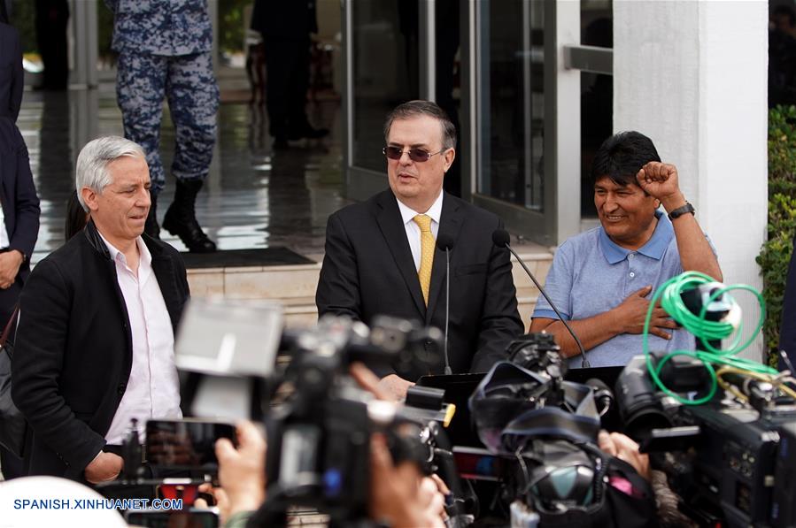 MEXICO-CIUDAD DE MEXICO-BOLIVIA-EVO MORALES-LLEGADA