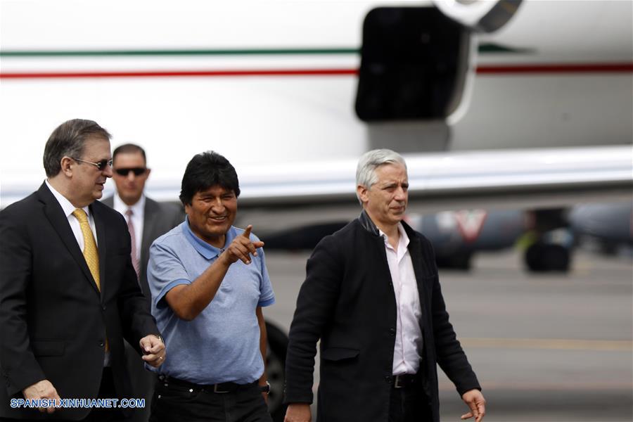 MEXICO-CIUDAD DE MEXICO-BOLIVIA-EVO MORALES-LLEGADA