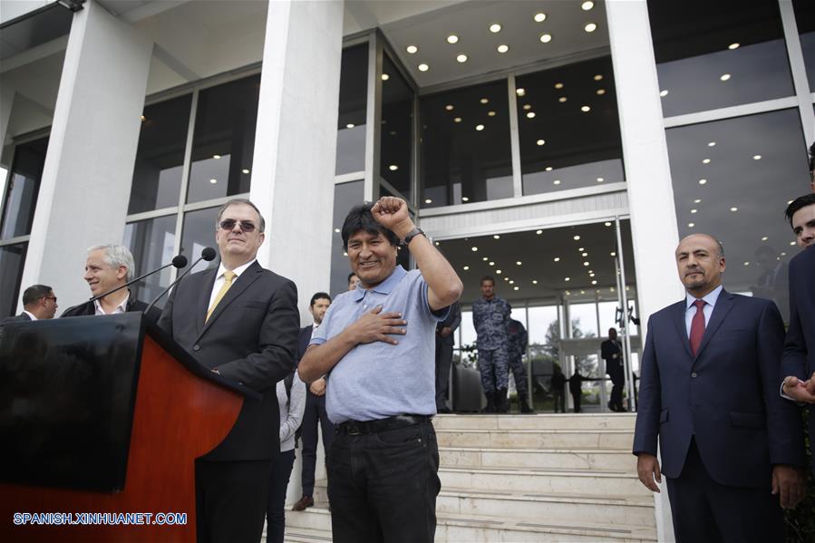 MEXICO-CIUDAD DE MEXICO-BOLIVIA-EVO MORALES-LLEGADA