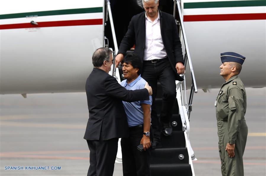 MEXICO-CIUDAD DE MEXICO-BOLIVIA-EVO MORALES-LLEGADA