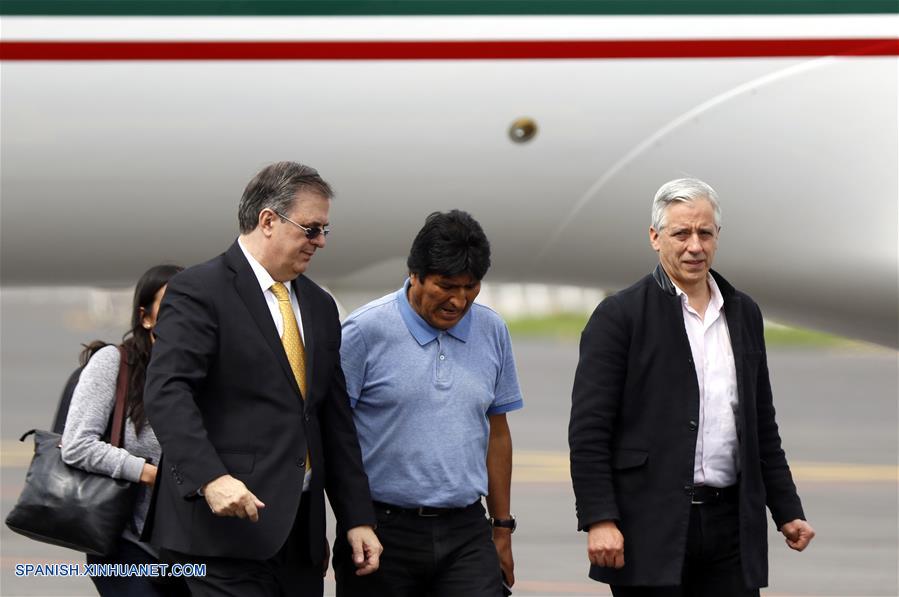 MEXICO-CIUDAD DE MEXICO-BOLIVIA-EVO MORALES-LLEGADA