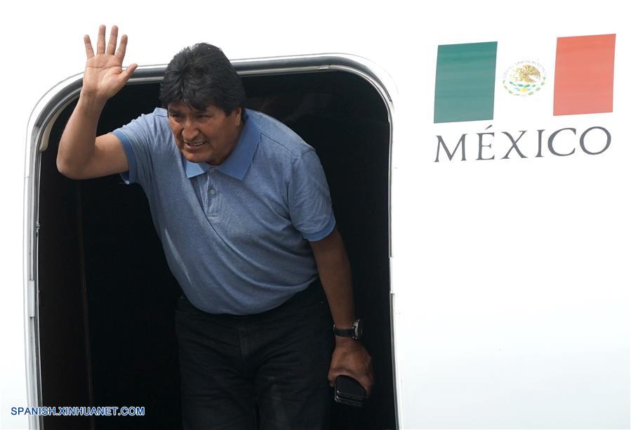MEXICO-CIUDAD DE MEXICO-BOLIVIA-EVO MORALES-LLEGADA