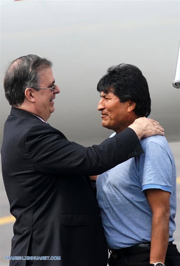 MEXICO-CIUDAD DE MEXICO-BOLIVIA-EVO MORALES-LLEGADA