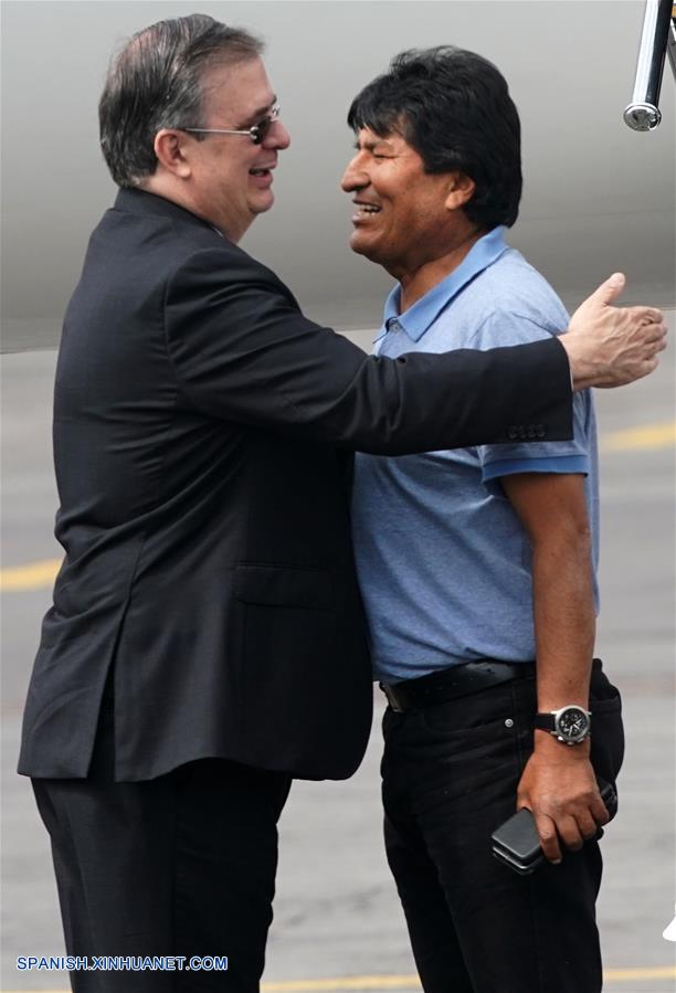MEXICO-CIUDAD DE MEXICO-BOLIVIA-EVO MORALES-LLEGADA