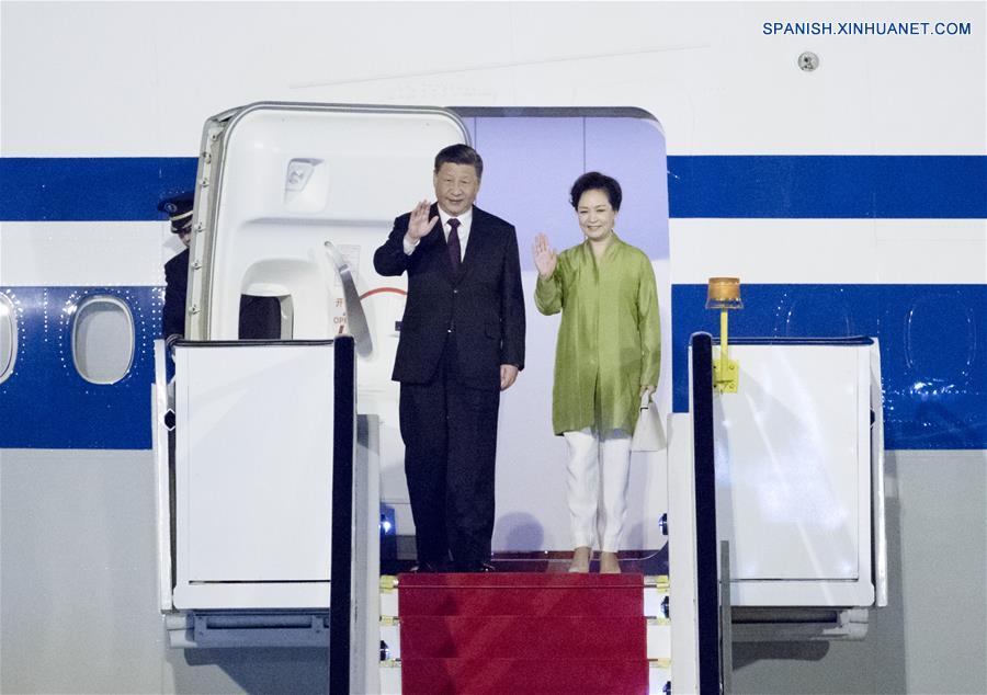 BRASIL-BRASILIA-XI JINPING-LLEGADA