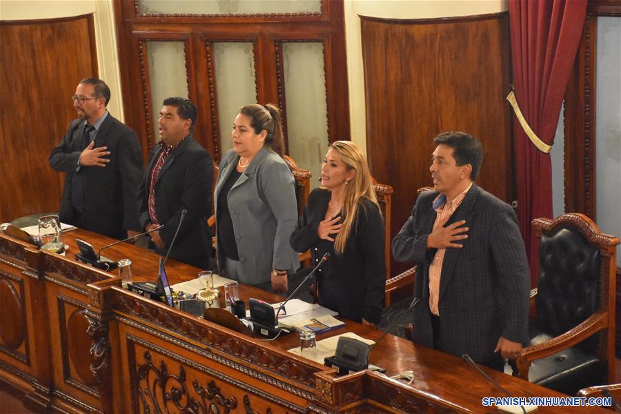 BOLIVIA-LA PAZ-JEANINE AÑEZ