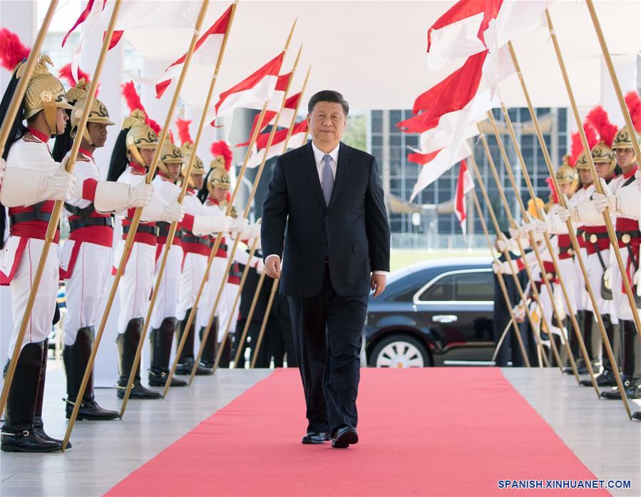 BRASIL-BRASILIA-XI JINPING-PRESIDENTE BRASILEÑO-CONVERSACIONES