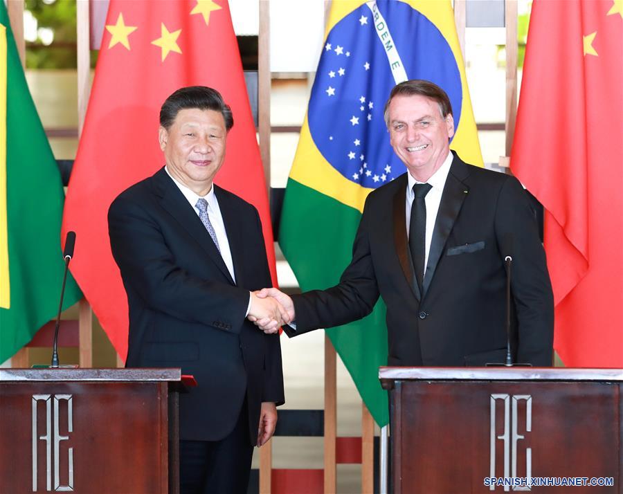 BRASIL-BRASILIA-XI JINPING-PRESIDENTE BRASILEÑO-CONVERSACIONES