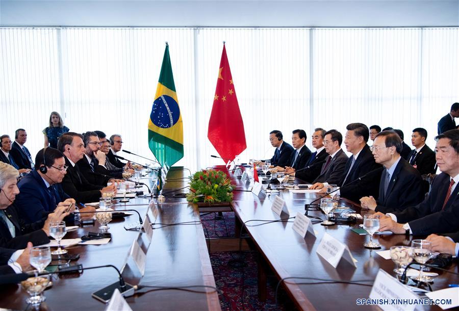 BRASIL-BRASILIA-XI JINPING-PRESIDENTE BRASILEÑO-CONVERSACIONES