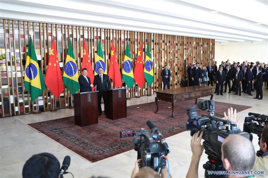 BRASIL-BRASILIA-XI JINPING-PRESIDENTE BRASILEÑO-CONVERSACIONES