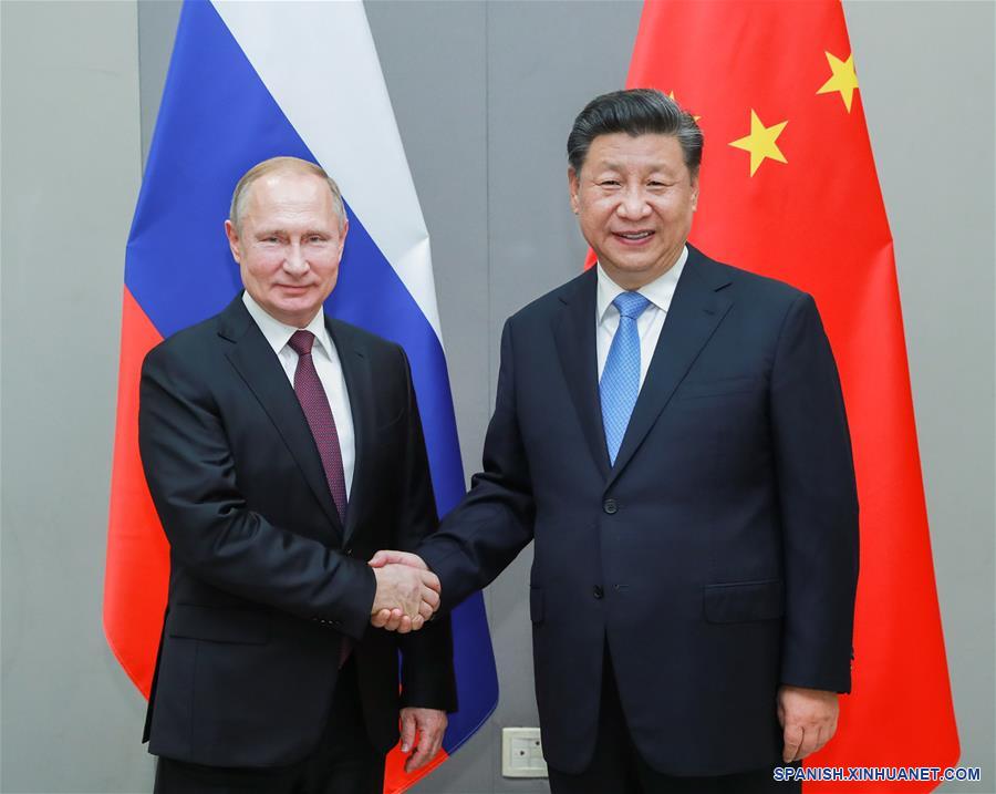 BRASIL-BRASILIA-XI JINPING-PUTIN-REUNION