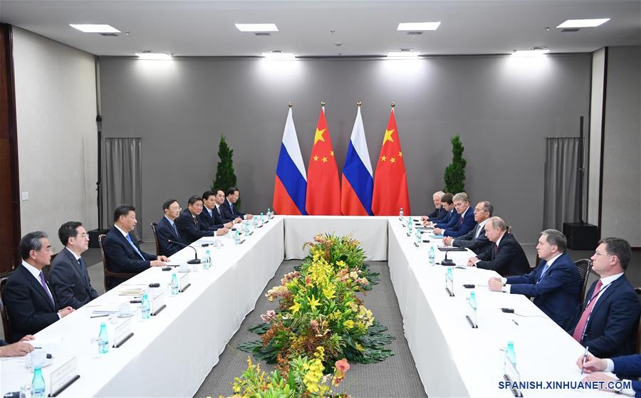 BRASIL-BRASILIA-XI JINPING-PUTIN-REUNION