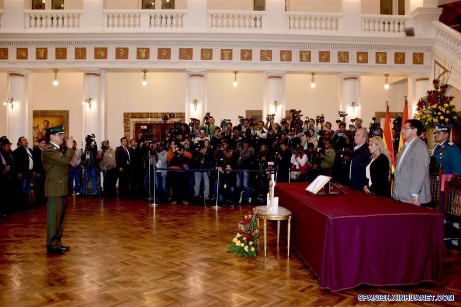 BOLIVIA-LA PAZ-COMANDANTE DE LA POLICIA-TOMA DE POSESION