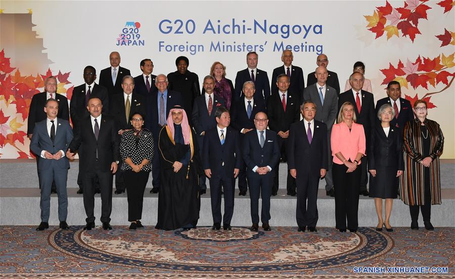 JAPON-NAGOYA-G20-REUNION DE MINISTROS DE RELACIONES EXTERIORES-CHINA-WANG YI