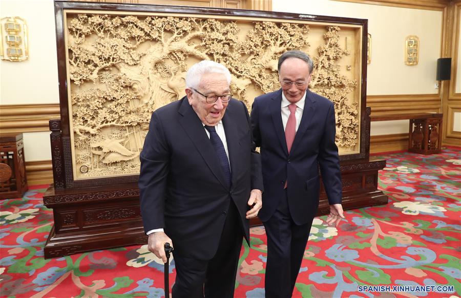 CHINA-BEIJING-WANG QISHAN-KISSINGER-REUNION