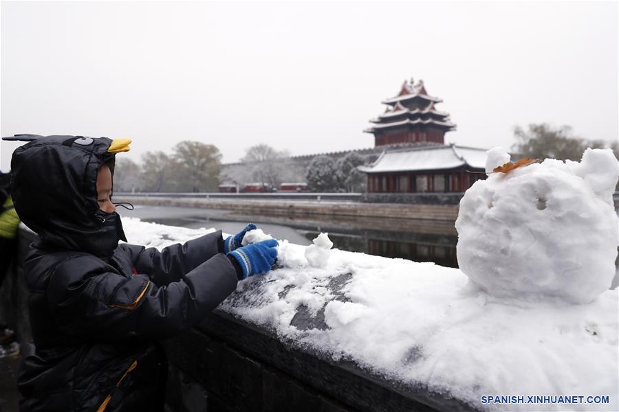 CHINA-BEIJING-NEVADA-PAISAJE