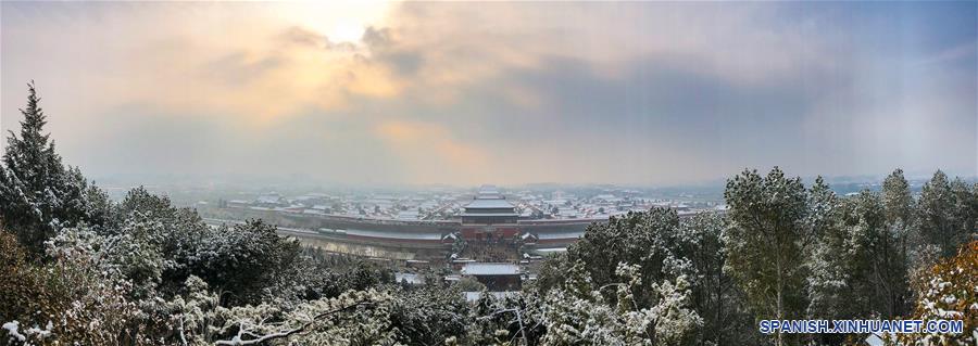 CHINA-BEIJING-NEVADA-PAISAJE