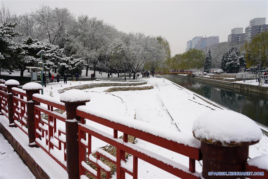 CHINA-BEIJING-NEVADA-PAISAJE