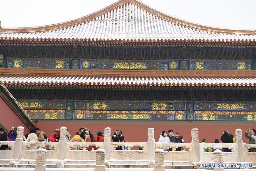 CHINA-BEIJING-NEVADA-PAISAJE