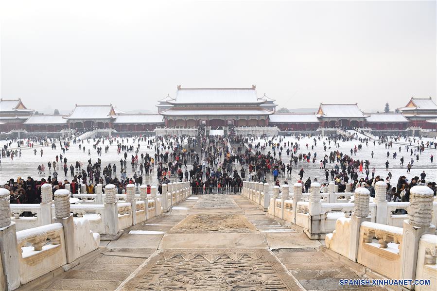 CHINA-BEIJING-NEVADA-PAISAJE