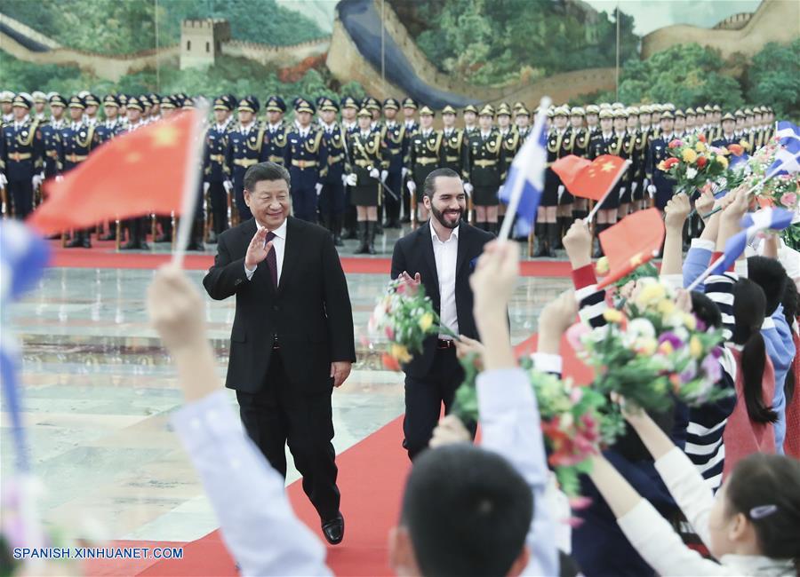 CHINA-BEIJING-XI JINPING-EL SALVADOR-PRESIDENTE-CONVERSACIONES