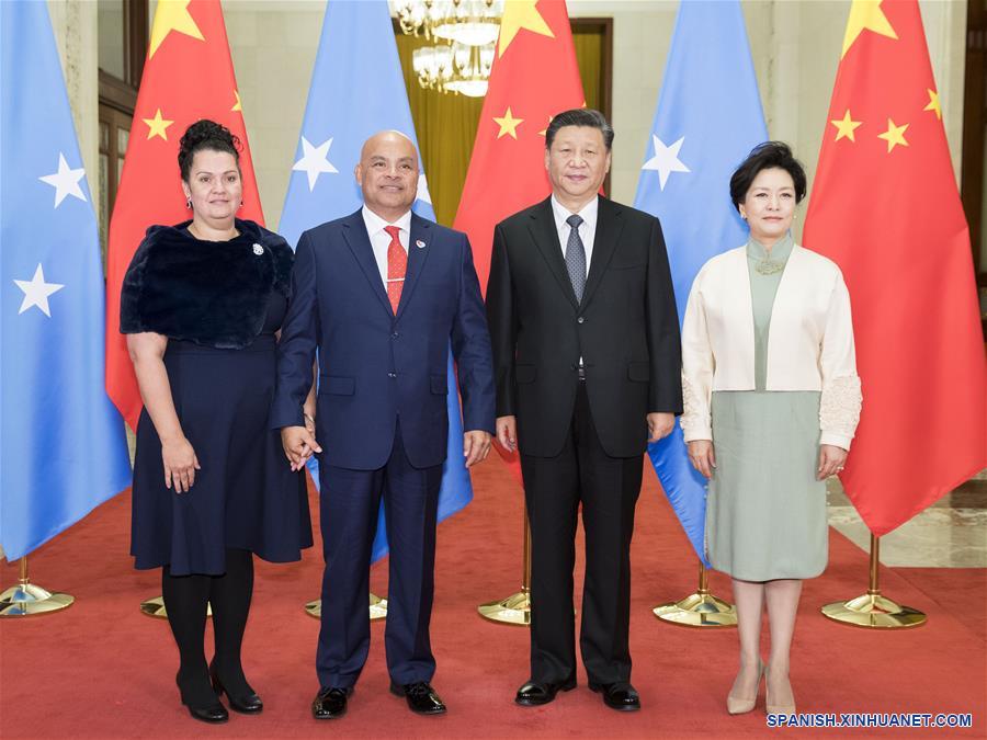 CHINA-BEIJING-XI JINPING-ESTADOS FEDERADOS DE MICRONESIA-PRESIDENTE-CONVERSACIONES