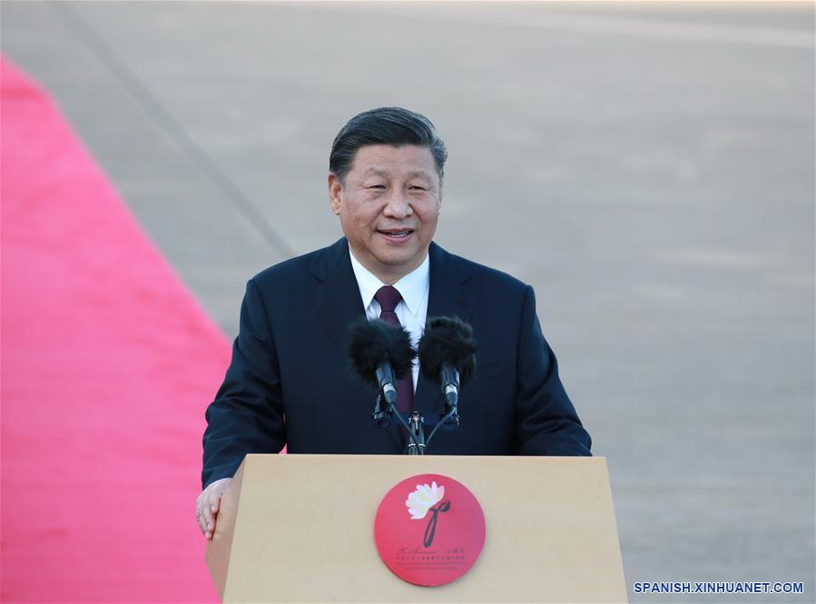 CHINA-MACAO-XI JINPING-LLEGADA