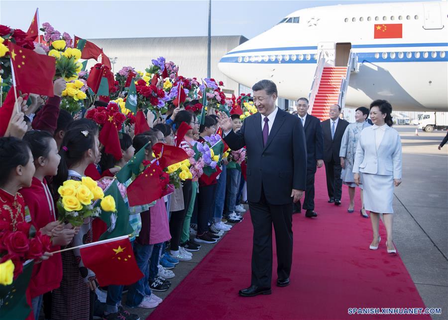 CHINA-MACAO-XI JINPING-LLEGADA