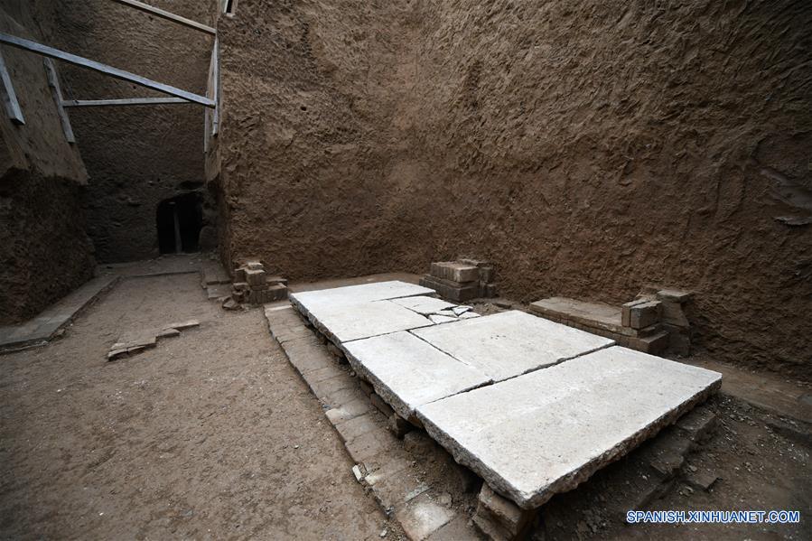 CHINA-SHAANXI-DESCUBRIMIENTO DE TUMBA REAL