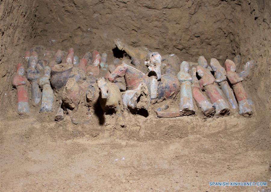 CHINA-SHAANXI-DESCUBRIMIENTO DE TUMBA REAL