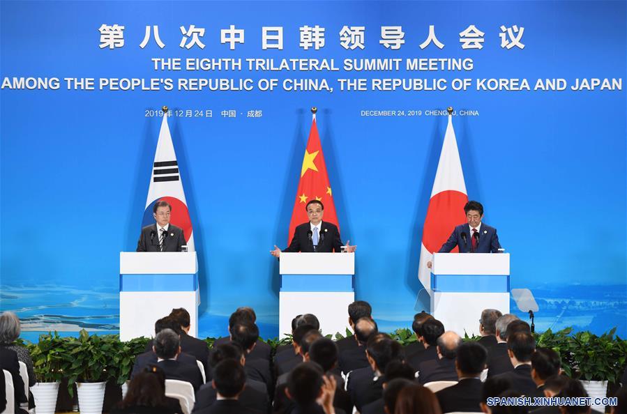 CHINA-JAPON-RDC-REUNION DE LIDERES-PRENSA 