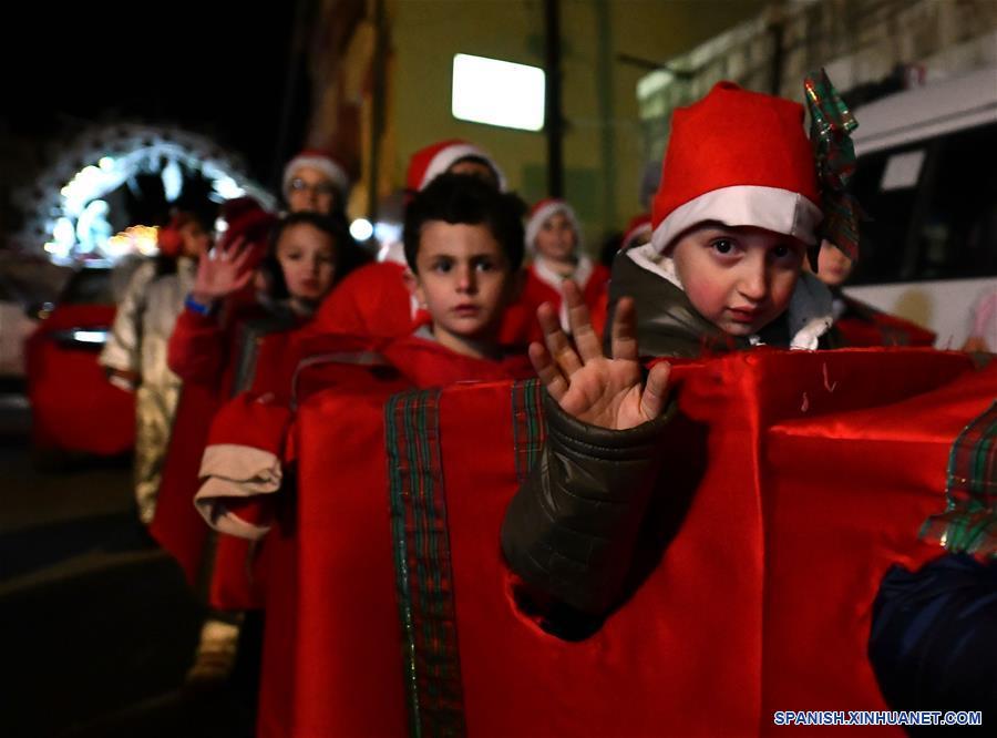 SIRIA-DAMASCO-NAVIDAD-CELEBRACION