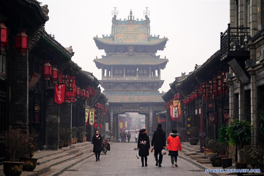 CHINA-SHANXI-ANTIGUA CIUDAD DE PINGYAO 