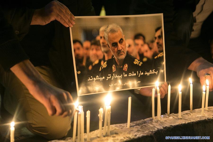 IRAN-TEHERAN-QASEM SOLEIMANI-CEREMONIA DE LUTO