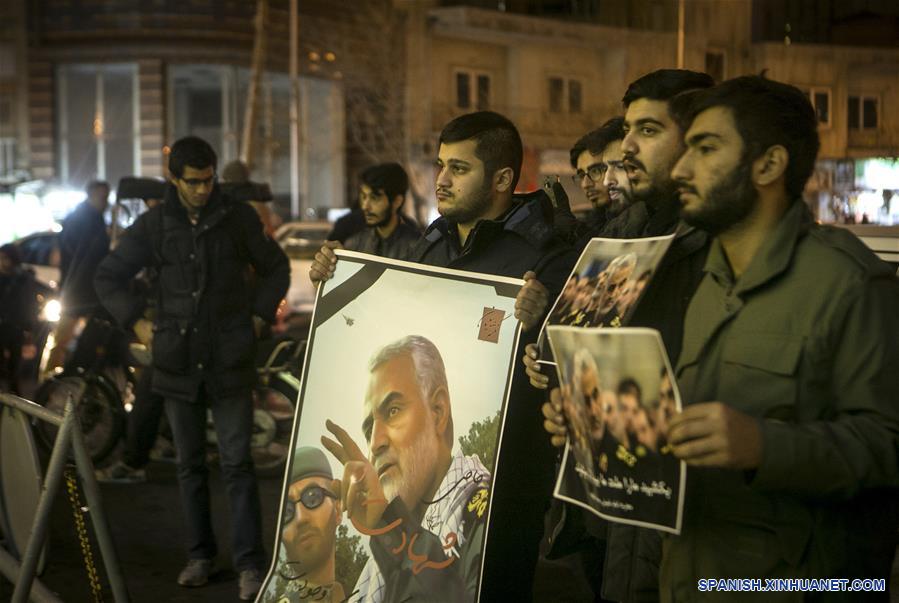 IRAN-TEHERAN-QASEM SOLEIMANI-CEREMONIA DE LUTO